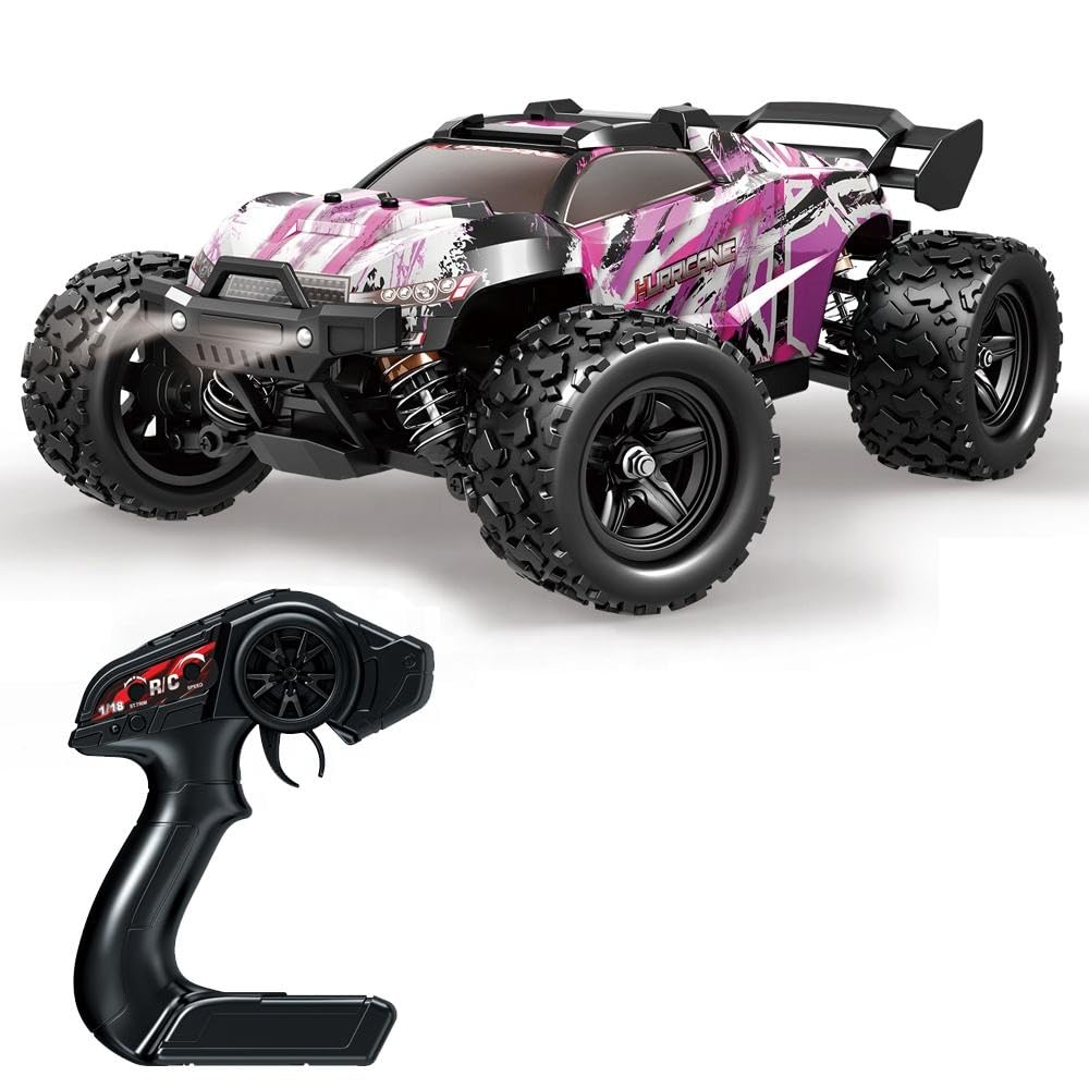 1/18 RTR Brushless Fast RC Car for Adults, Max 36mph Hobby Electric Off-Road Monster Truck, Waterproof High-Speed RC Car, 4WD Remote Control Car, Multicolor-image-7