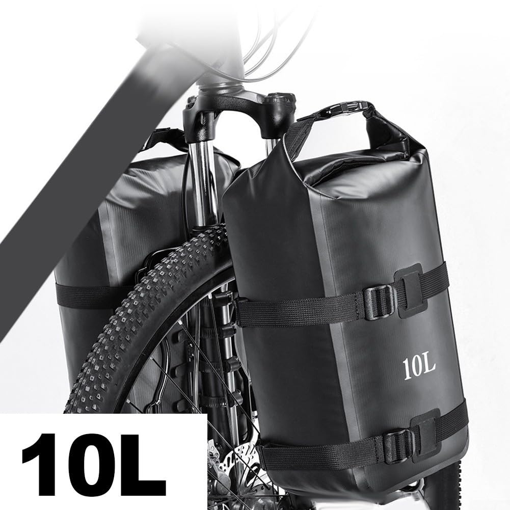 10L Grande Capacità Bike Pouch con Forte Cuscinetto Di Carico