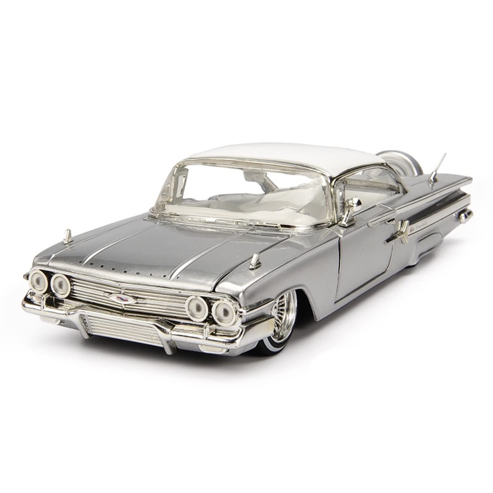 ミニカー JADA TOYS 1/24 1960 Chevrolet Impala Scale Model Vehicles 1:24 for Chevy Impala 1960 Classic Car