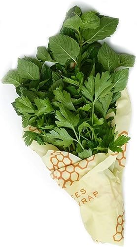 Miniatura 6 de Bee's Wrap - Paquete individual grande - Fabricado en los Estados Unidos con algodón orgánico certificado - Sin plástico y silicona - Envoltura de