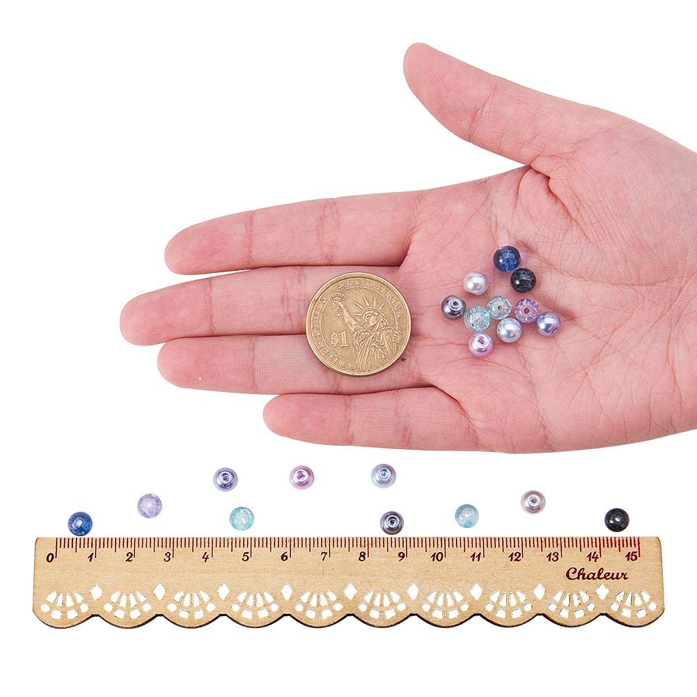 Cheriswely, perline in vetro sfaccettato da 6 mm, 1000 pezzi, con