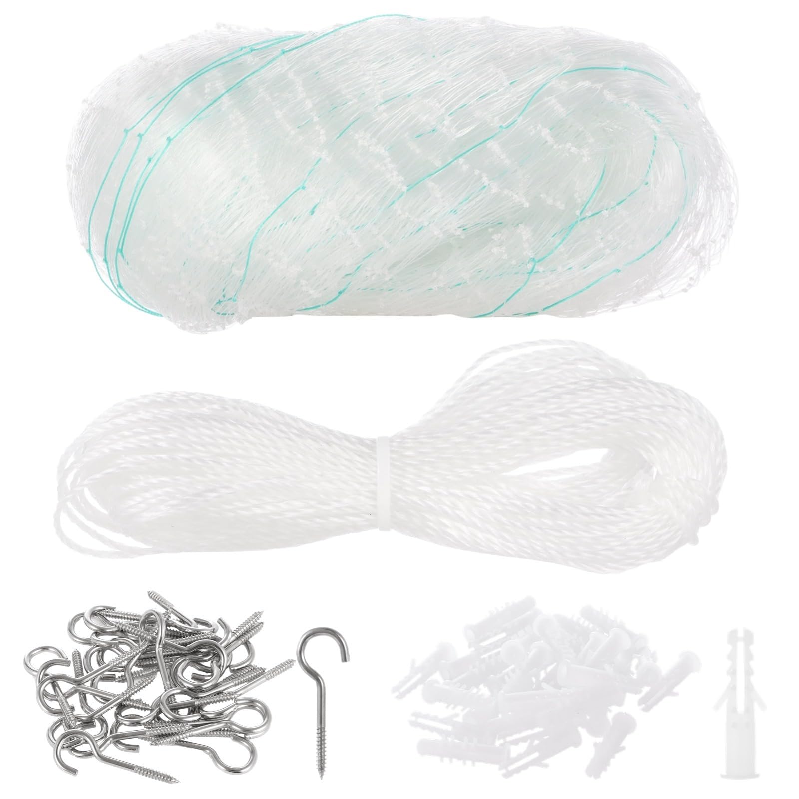 Rete di sicurezza per animali domestici, in nylon, per balcone, gatti e uccelli, per giardino, finestra, scale, 3 x 6 m