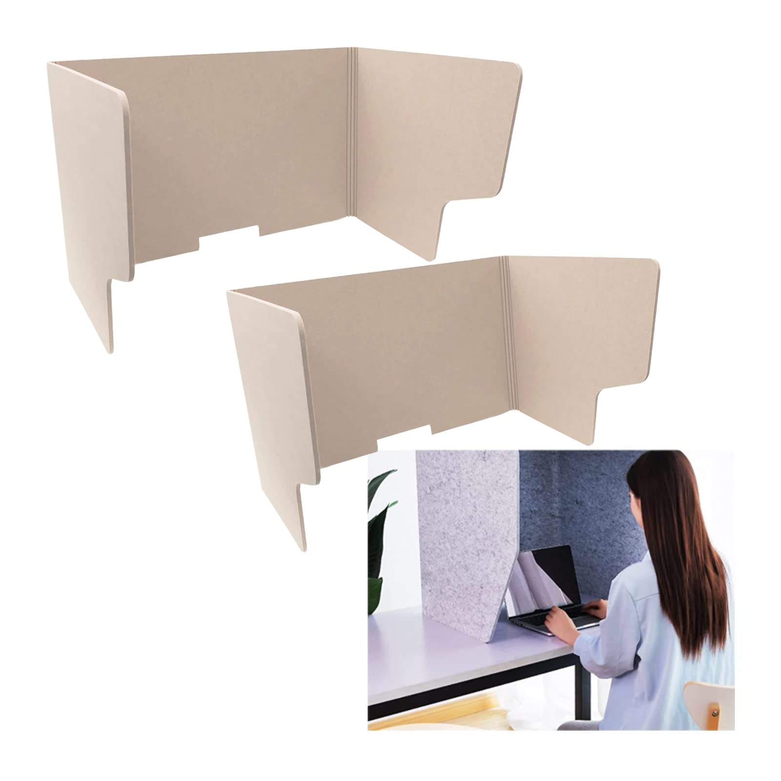 Panneaux de bureau insonorisants portables absorbant le son écrans classe