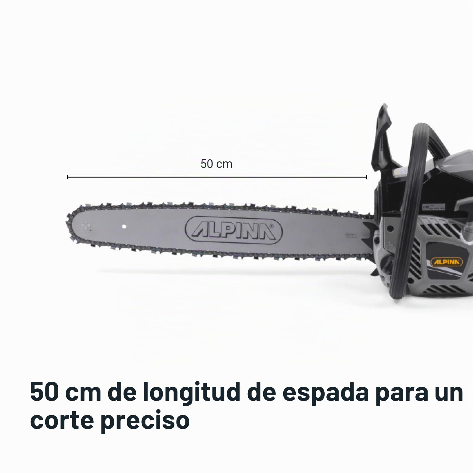 Alpina ACS 50 – Motosierra de gasolina con espada de 50 cm