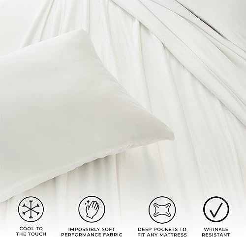 Miniatura 2 de Great Bay Home Juego de sábanas de microfibra de lujo tamaño Queen  Sábanas de microfibra ultrasuave y refrescante  Bolsillo profundo, sábanas