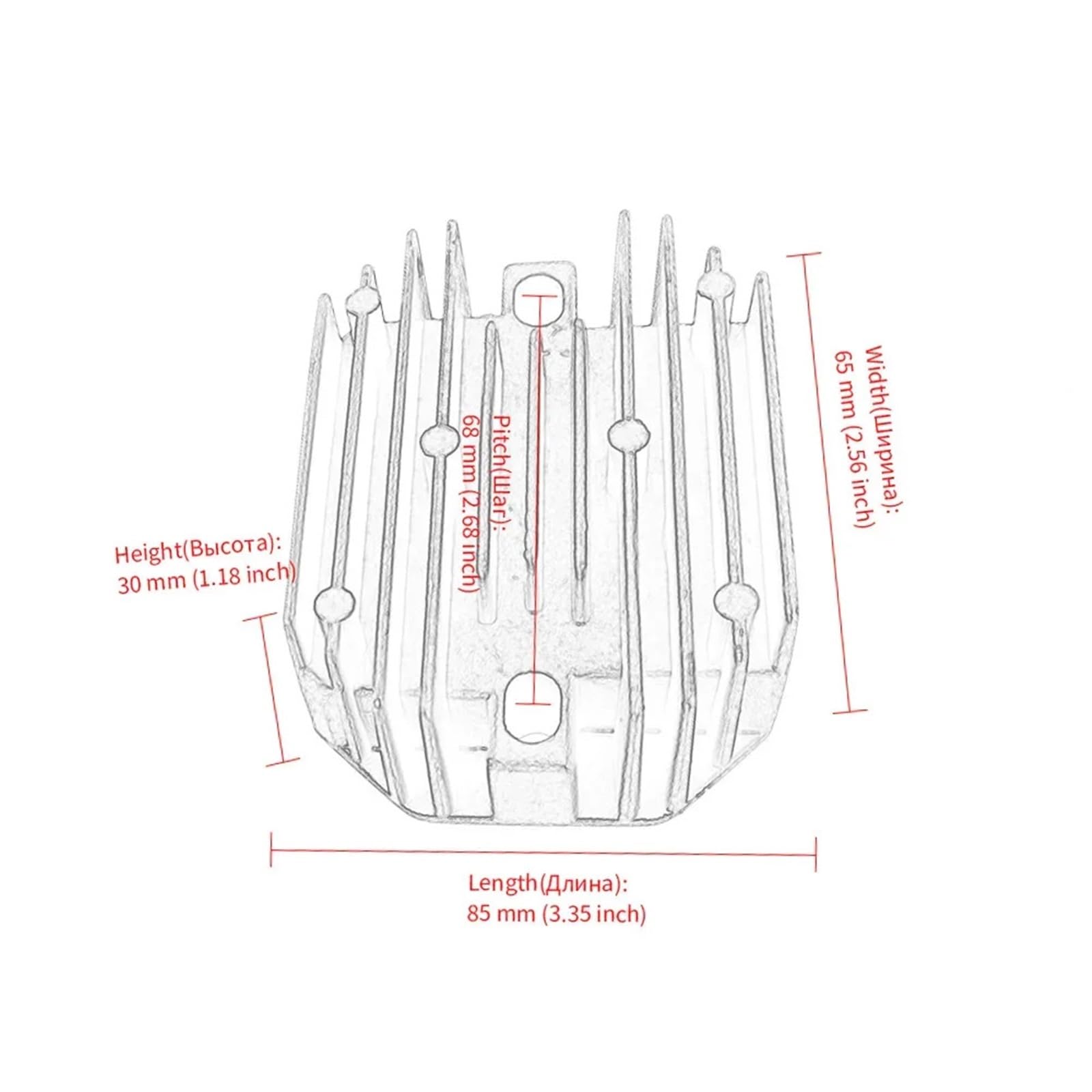 Regolatore di tensione Misura Per KUBOTA TRATTORE BX1500 BX1800 BX1830 BX22 BX23 Z602E 09230754 15351-64601 Raddrizzatore Regolatore di Tensione