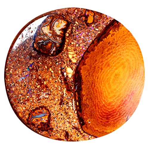 Opale rocheuse Koroit 22 mm pour pendentif bohème chic en pierre naturelle