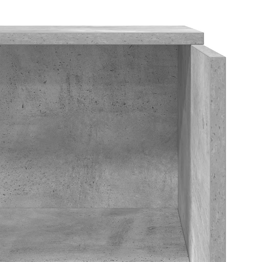 vidaXL Reception Grigio Cemento 55x50x103,5 cm Legno Multistrato Ufficio, Cassa, Salone