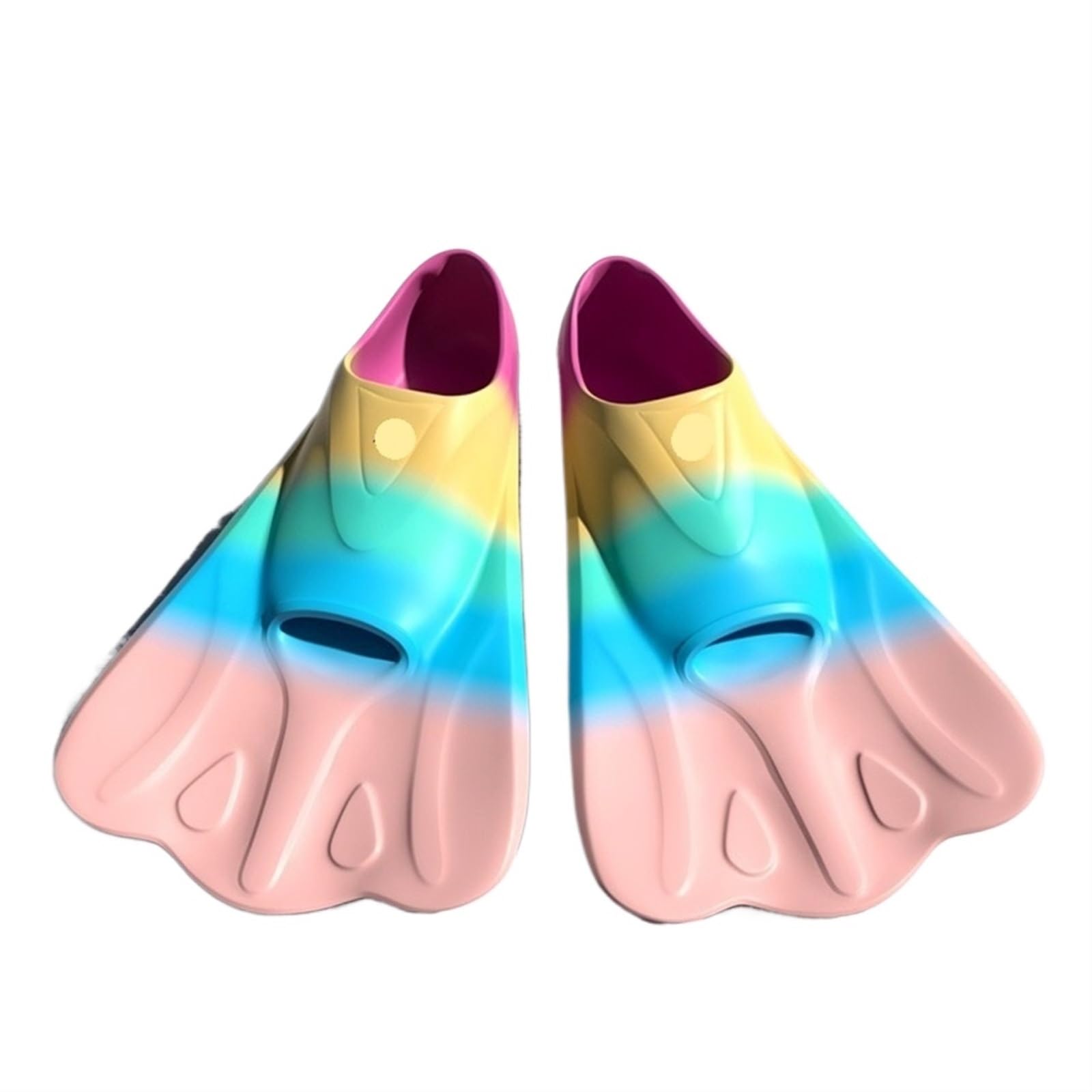 Pinne Snorkeling Pinne da Allenamento for Il Nuoto Pinne da Sub in Silicone Corte da Uomo e da Donna Pinne da Nuoto for Bambini Set di Attrezzature