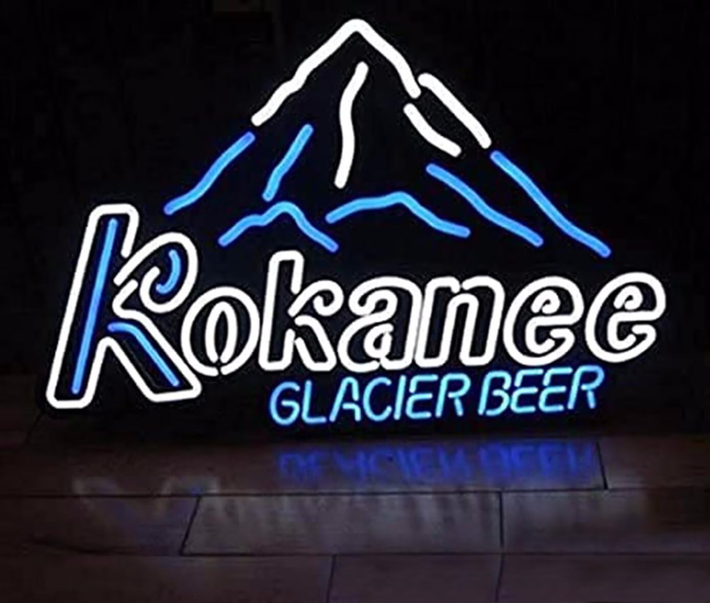 Neon Signs for Wall Decor Kokanee Beer Real Led Bar Home Beer Bar Man Cave Pub Party Store Shop Man Cave Recreation Room Home Room Window Display Light Neon Tubing PVC 14"x17"