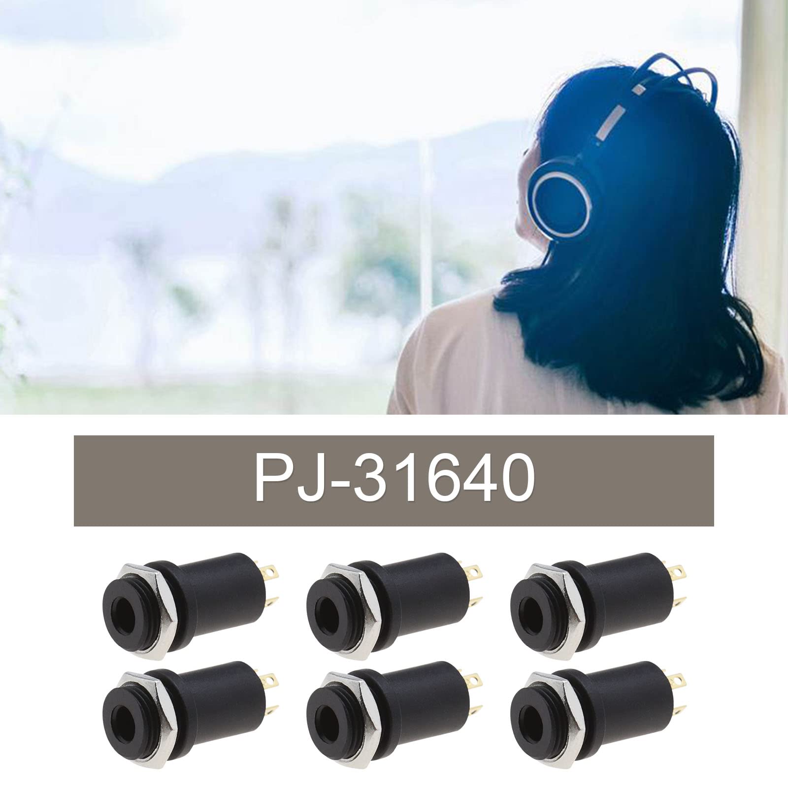 12-4 - Presa Jack &oslash;3,5mm Stereo Da Pannello - Alpha Elettronica