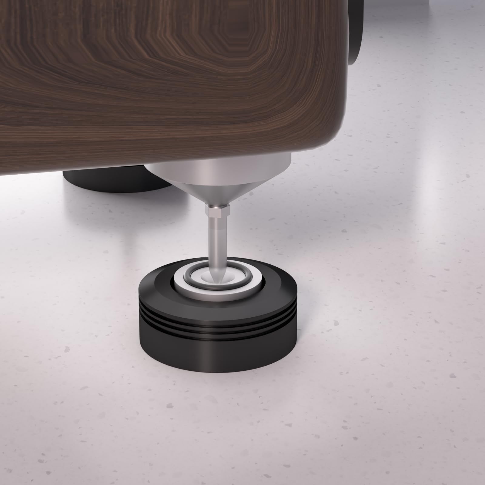 Pies de aislamiento de 50 mm x 20 mm, almohadillas antideslizantes y antivibraciones, adecuados para puntas de altavoz, soporte para altavoces, 4 unidades