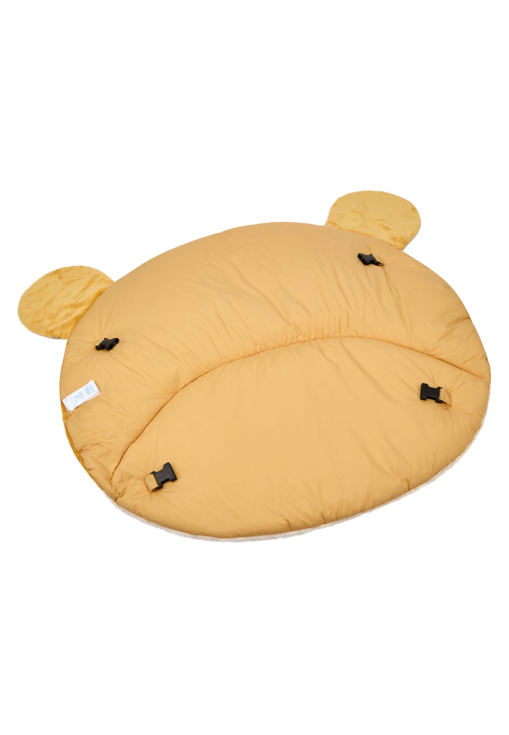 Sterntaler Spielbogen Löwe Leo – Flauschig weiche Baby-Spieldecke mit Spiegel & Rassel – Abnehmbarer Spielbogen & Spielteile für vielseitigen Spielspaß - Activity Decke, 100x80 cm mattgelb
