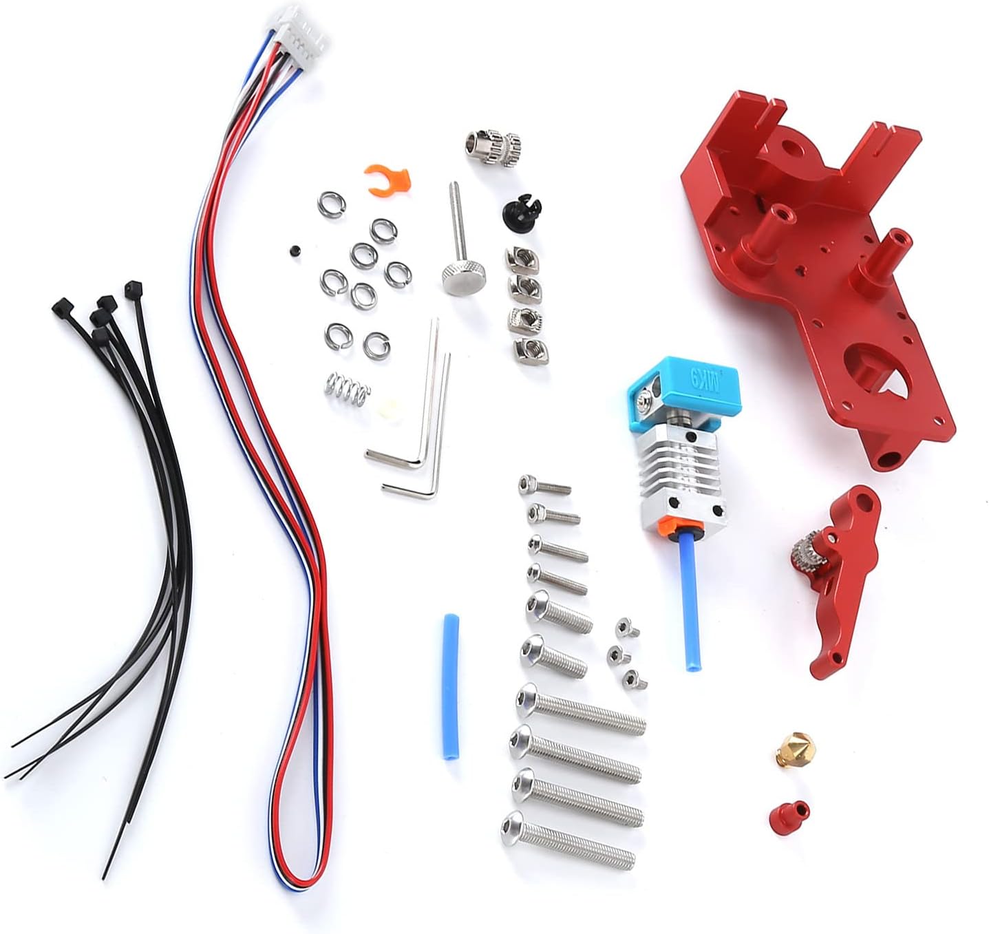 review Extruder Kit 2 Gear Short Range Mounting Plate 3D Printer Parts Accessory for Ender‑3 3S V2