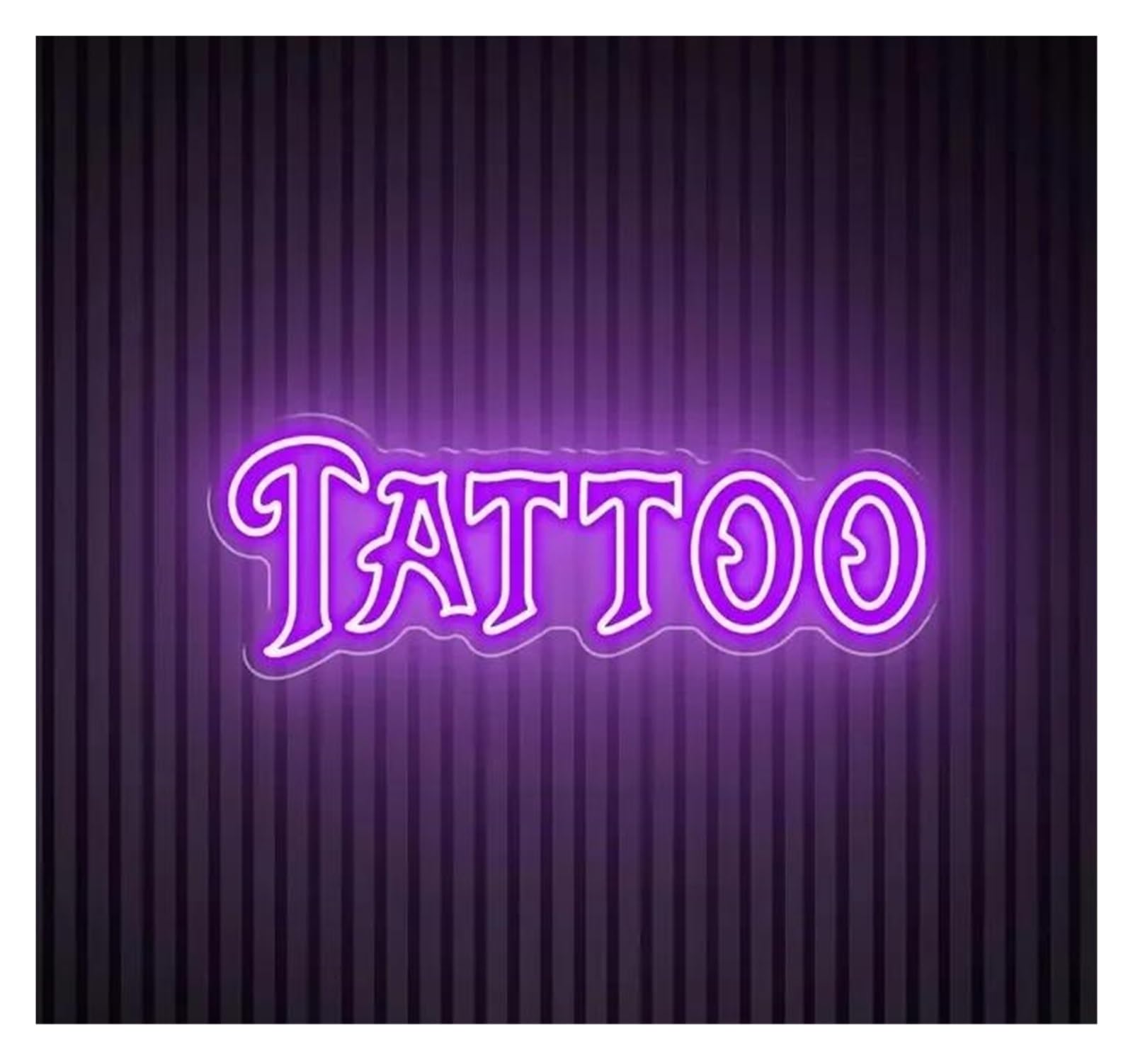 Shouxi F Sign Lamp Tattoo Neon Sign Studio Usb Powered Dimmable Business Window Display Decor Or Shop Art Atmosphere 46Cm