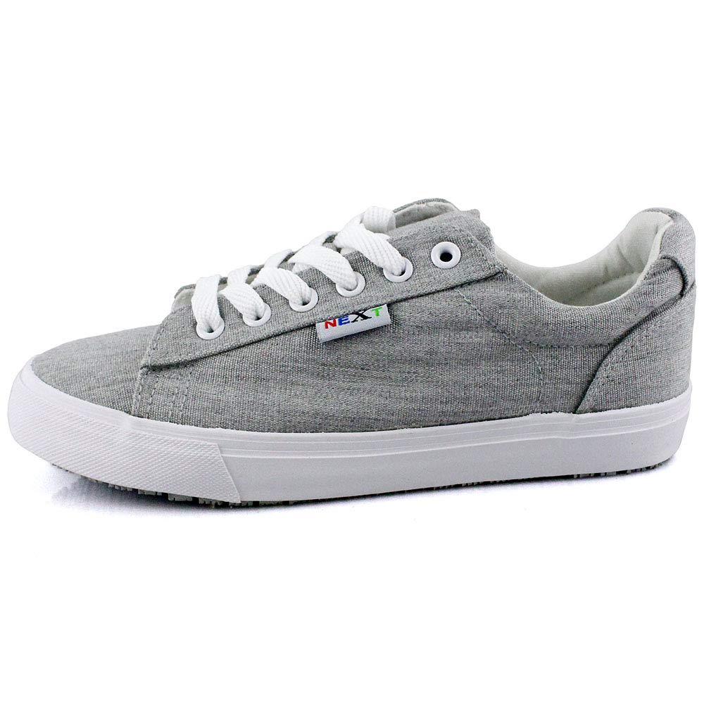 Laforst Women's Sunbrella SR Lace-Up Sneakers, Grey, 6.5