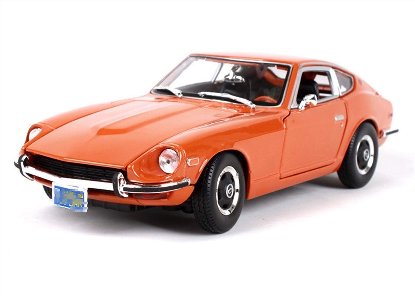 Model Car 1:18 1971 For Datsun 240Z For Classic Car Alloy Retro Car Model Classic Car Model Car Decoration Collection Gift Model Car (Color : Orange)