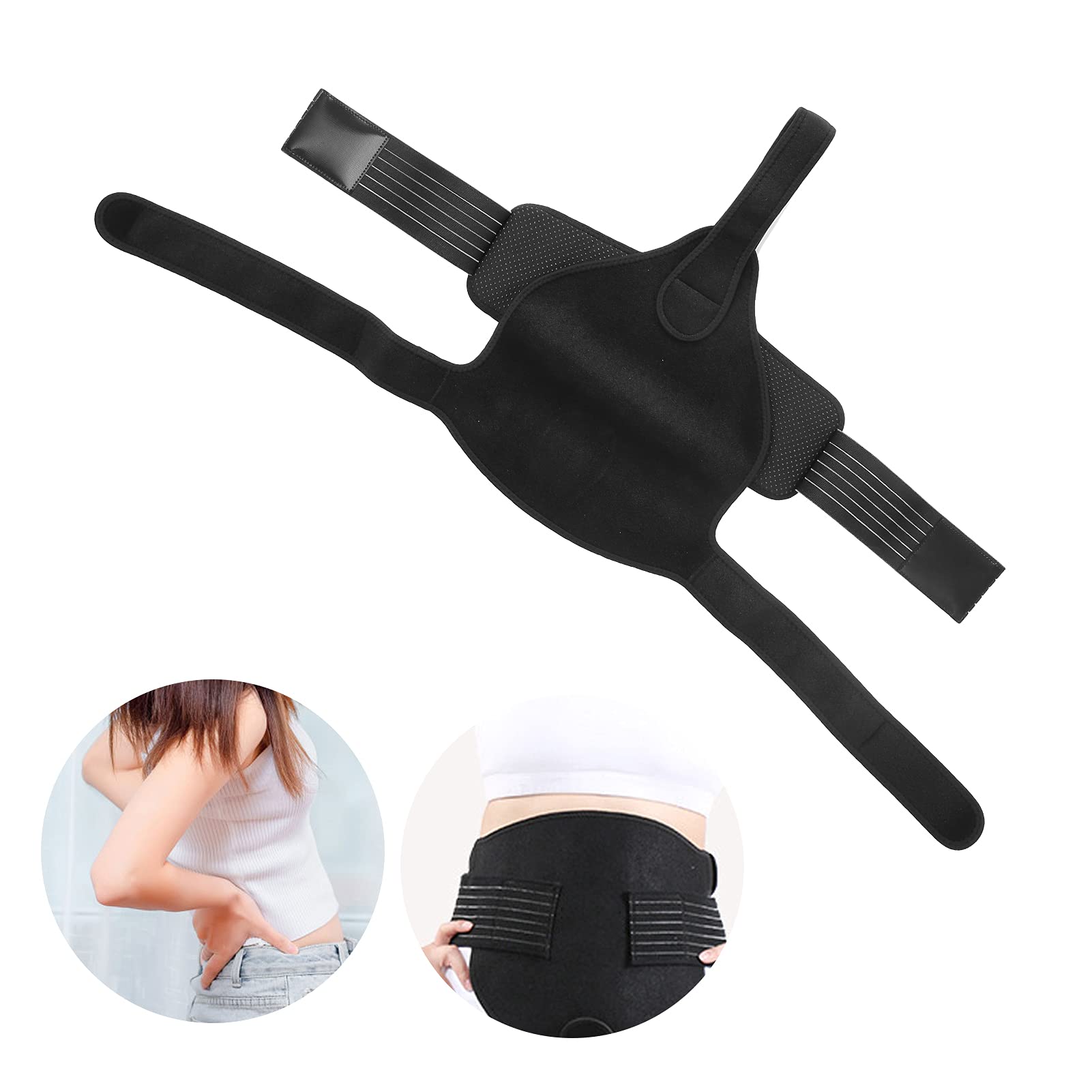 Ceinture de Thérapie Magnétique Auto-chauffante pour Soulager les Douleurs Menstruelles, Ceinture de Soutien Magnétique pour les Maux de Dos, Conception Ergonomique pour le Confort, Taille
