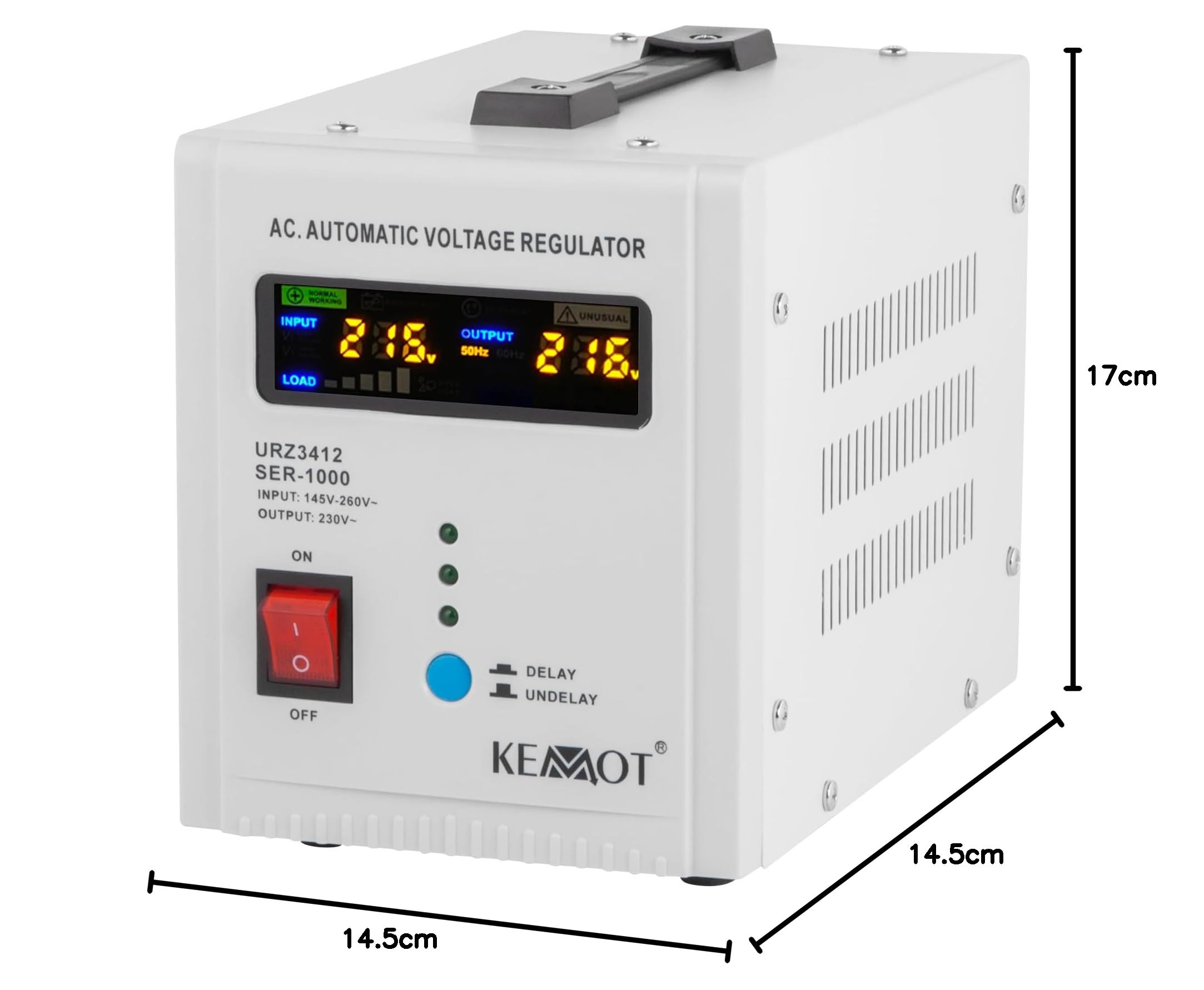 Kemot SER-1000 Régulateur de Tension Automatique
