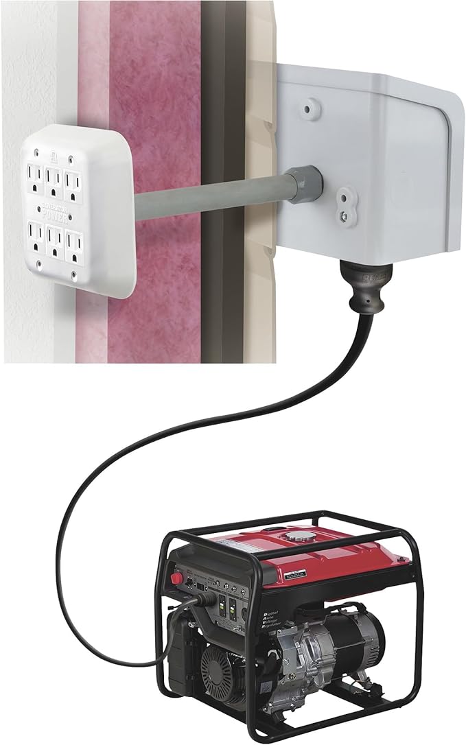 Reliance Controls Corporation WKPBN30 Portable Generator Through-The-Wall PWR Transfer Kit, No Size, EMW3790037