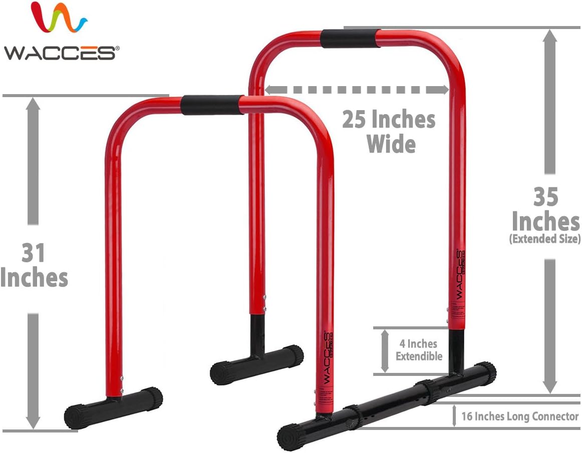 Heavy Duty Functional Fitness Station Stabilizer Dip Stands
