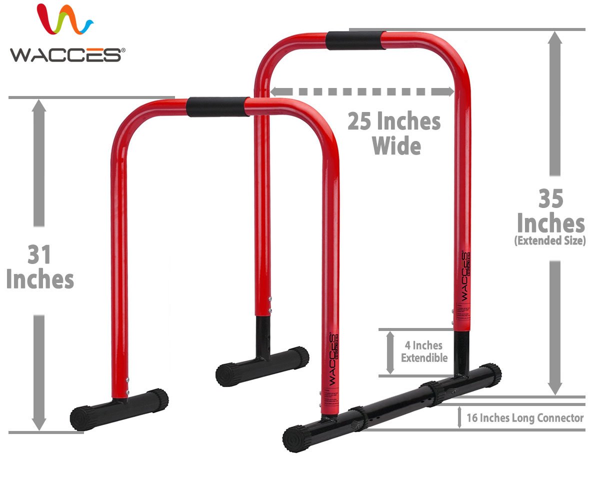 Heavy Duty Functional Fitness Station Stabilizer Dip Stands