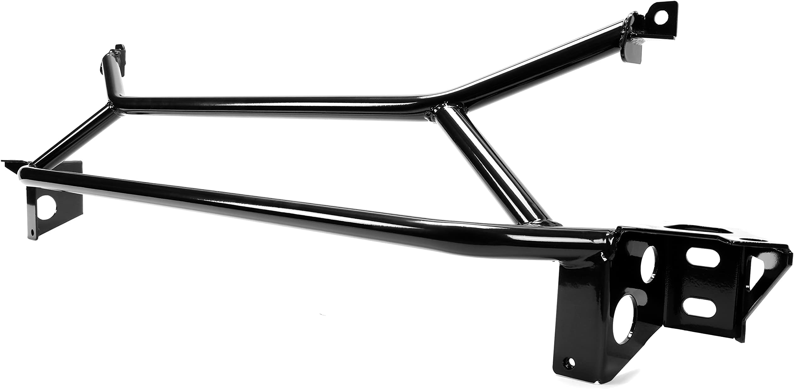 Front Power Brace Front Radiator Support Brace Compatible with 2003-2006 Mitsubishi Evo 7 8 9 Black