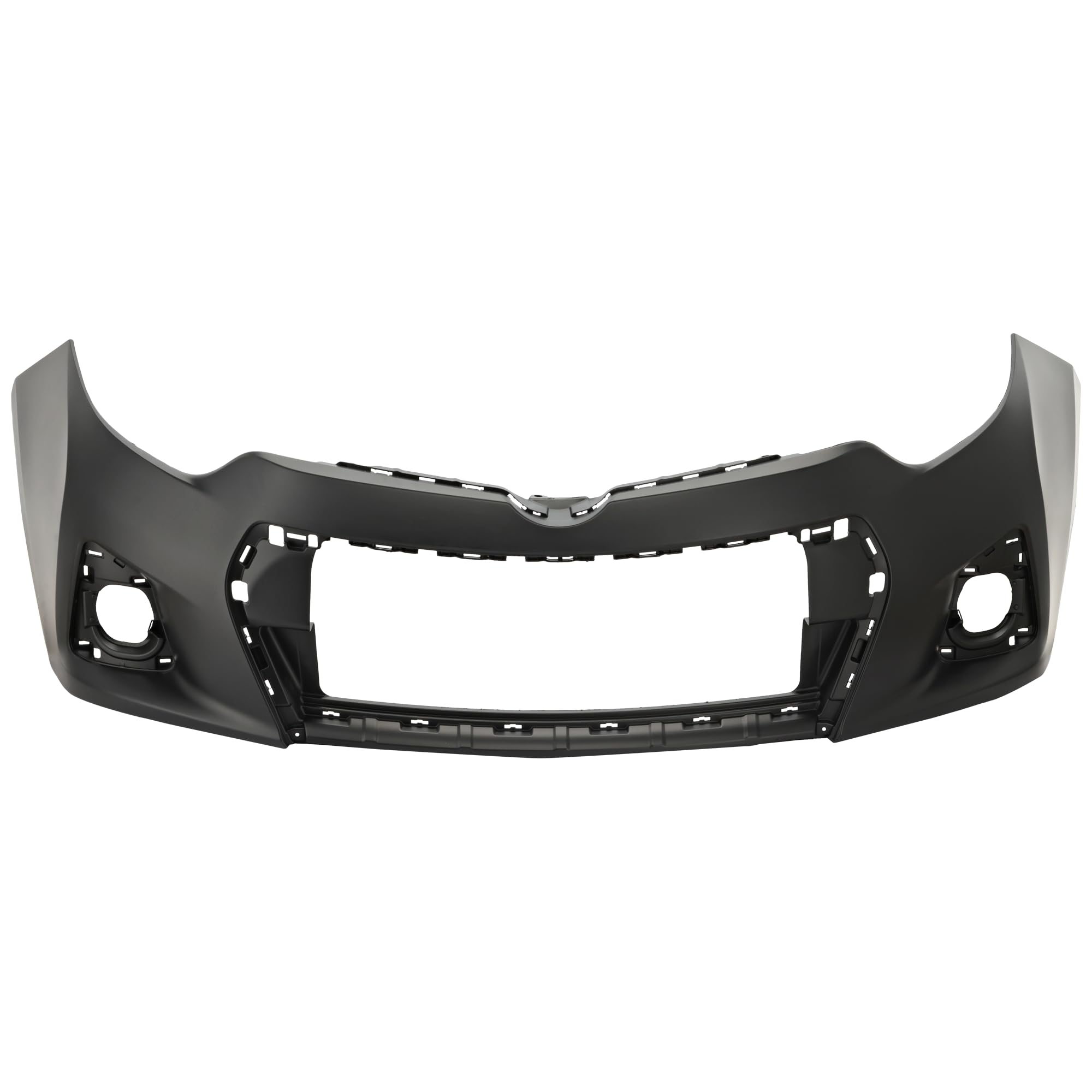 Evan Fischer Front Bumper Cover Compatible with 2014-2016 Toyota Corolla, Sedan, For S/Special Edition Models, w/Chrome Grille Surround