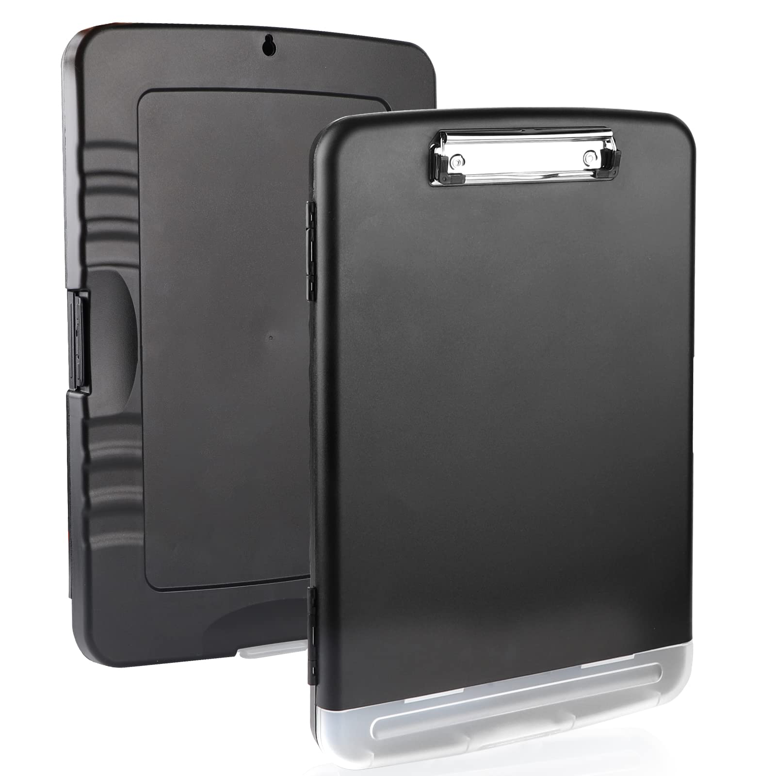 Cartellina Portadocumenti A4 Rigida Con Pinza - Portablocco Con Portapenne, Perfetta Per Ufficio E Conferenze - Foto 6