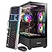 High FPS Gaming PC Computer Desktop – Ryzen 7 5800X up to 4.7GHz, GeForce RTX 2080 GDDR6, 16GB DDR4 RAM, 1TB NVMe SSD, WiFi 6 & Bluetooth 5.4, Windows 11, 9× ARGB Fans, High-Performance Gaming Tower