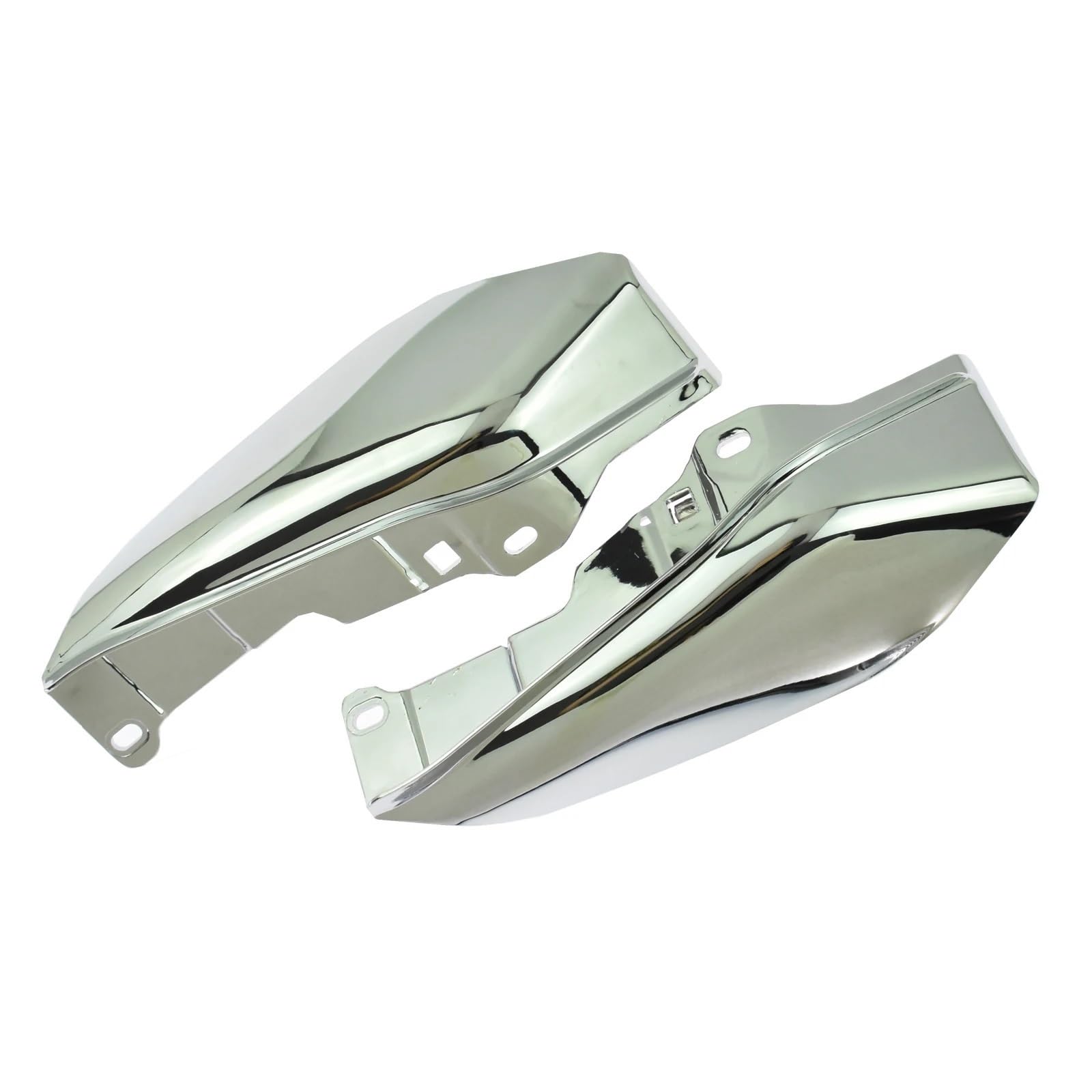 Przednia szyba motocyklowa Pasuje do motocykla Harley Touring Electra Street Glide CVO Ultra Road King 2009-2016 Osłona termiczna i deflektor powietrza(Chrome)