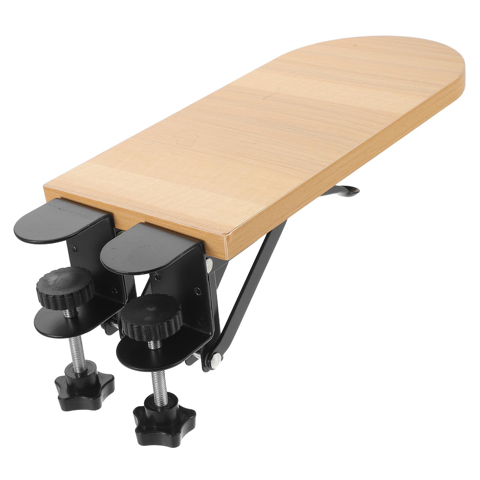 CALLARON Reposabrazos Ergonómico para Escritorio Ángulo y Altura Ajustables, Almohadilla de Apoyo para Codos en Tablero de Densidad, Adecuado para Oficina y Hogar