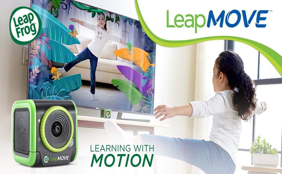 LeapFrog LeapMove, Educational Gaming Console, Motion-Based Learning, 25 Preloaded Games, For Ages 4-7 Years, English Version - Image 2