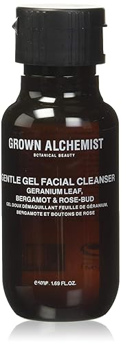grown alchemist gel suave limpiador facial bergamota rosebud tamaño viaje 1.7 fl oz