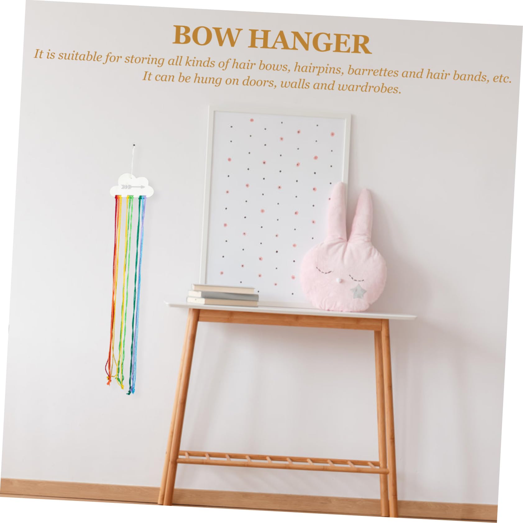 BESTYASH 2pcs Hair Bow Organizer Hanger Bow Holder for Girls Hair Accessories Organizer