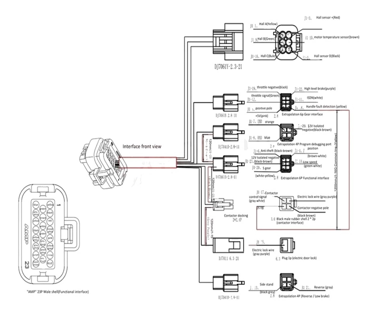 Mittelantriebsmotor-Encoder QS138 3000 W V3 72 V 110 km/h Mittelantriebsmotor-Umrüstsatz mit EM150-2SP-Controller(Em200-2)