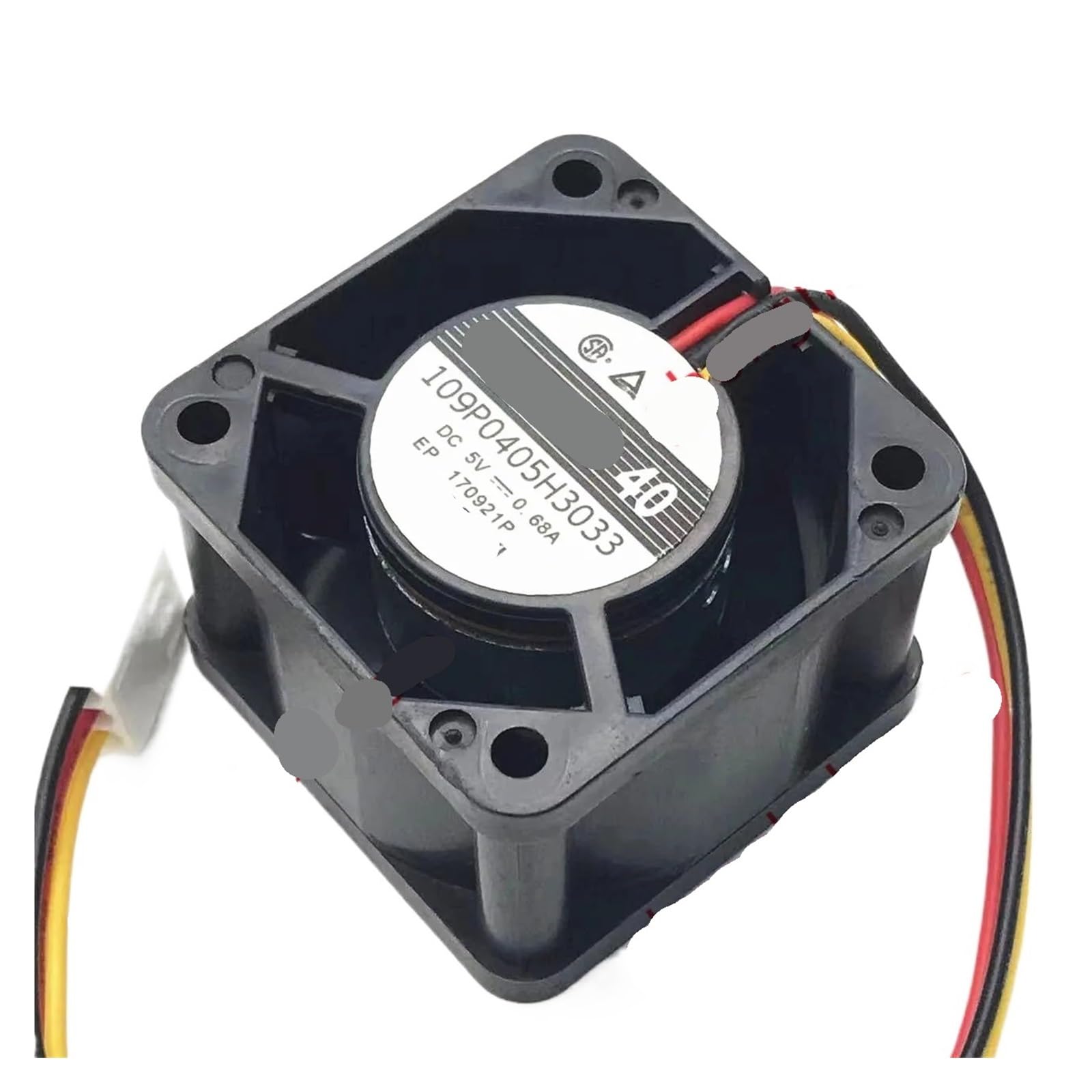 UITGVDQAT 109P0405H3033 DC 5V 0.68A 40x40x28mm 3-Wire Server Cooling Fan