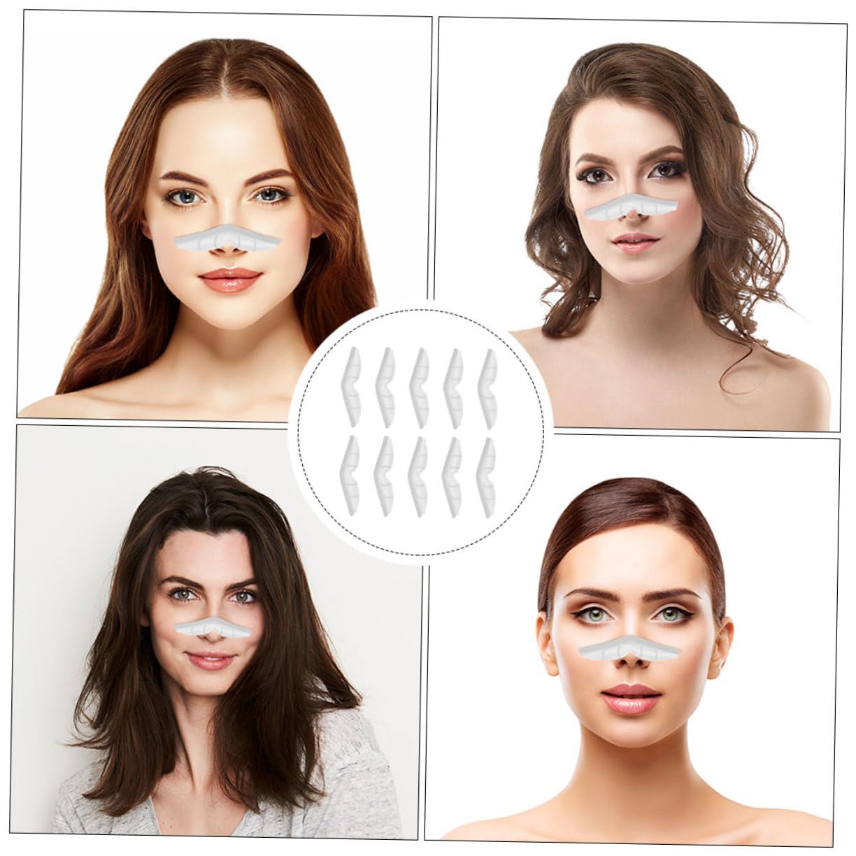 SEWACC 80pièces Bandes Anti-buée pour Lunettes Silicone pour Nez Accessoires De Masque Intérieur Et Extérieur
