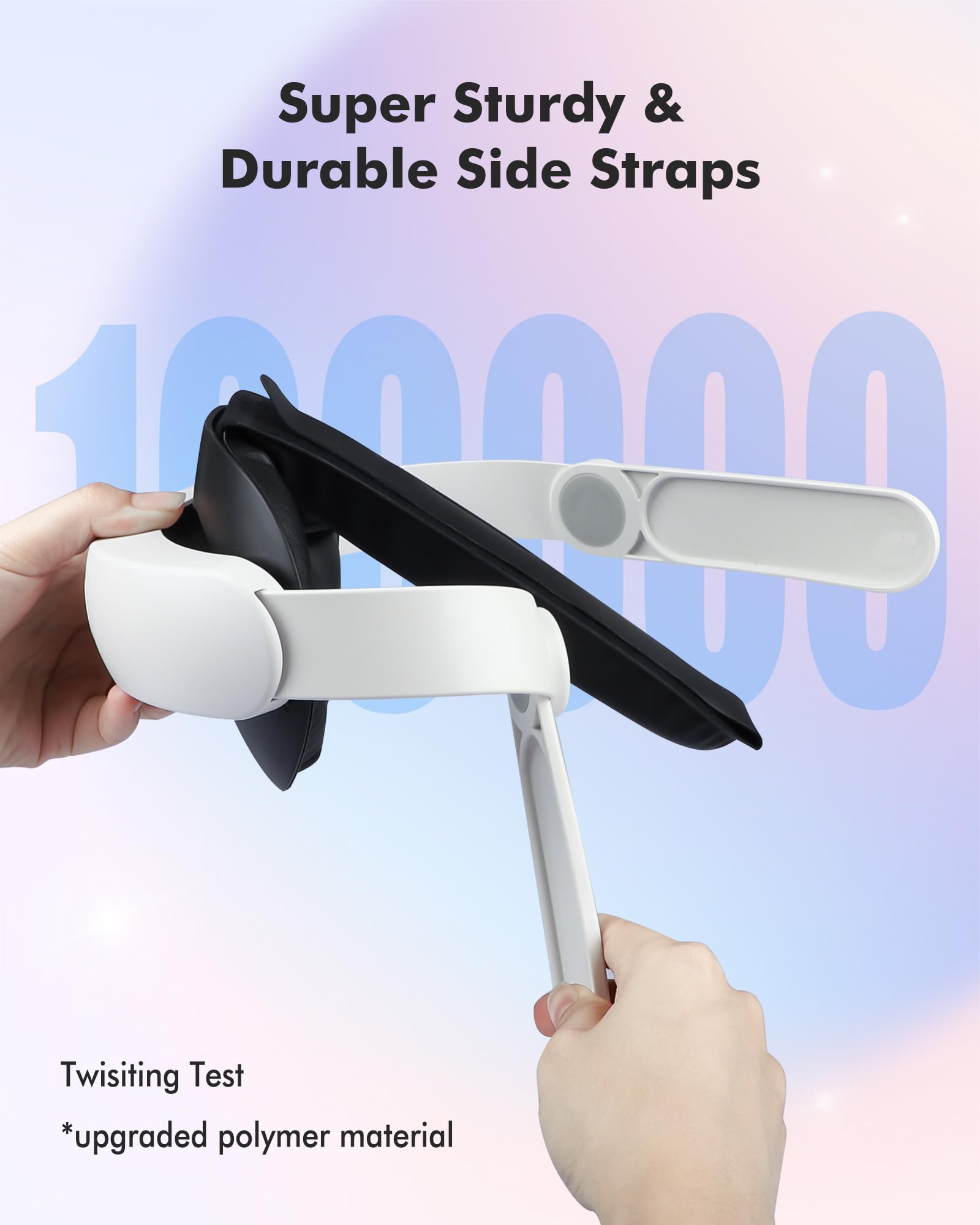 NEWENMO Headstrap Kompatibel mit Meta Quest 3S, Komfort Elite Strap für Oculus Quest 3S Zubehör, verstellbares Kopfband Ersatz reduziert den Druck und verbessert die Unterstützung in VR