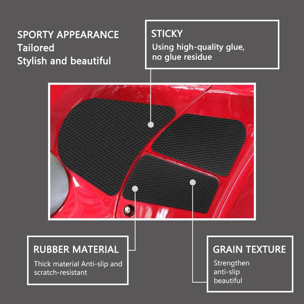For GTR1400 CONCOURS14 2010-2022 motorcycle tank pad Fuel tank sticker accessories fuel tank pad anti-slip side fuel tank pad knee pad grip pad gtr1400