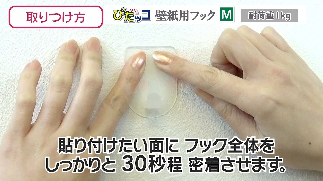 Amazon.co.jp: 小久保工業所 ぴたッコ 壁紙用フック (Mサイズ / 2個