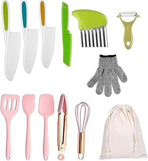 Kids Knife Set for Real Cooking