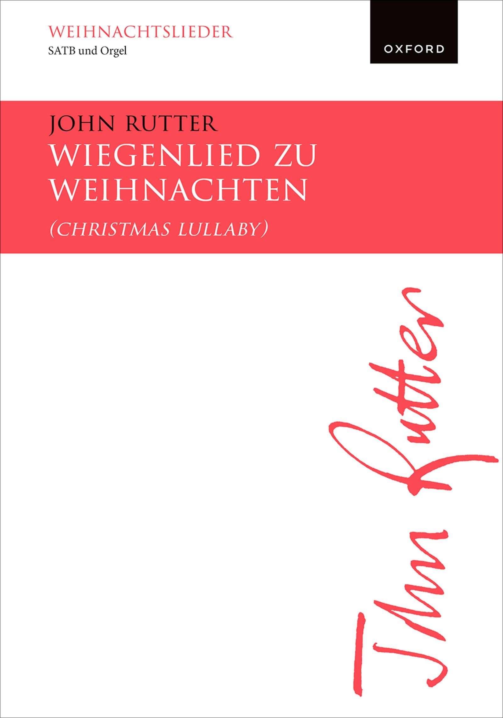 Wiegenlied zu Weihnachten (Christmas Lullaby): Vocal score