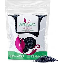 Hot Wax Beads for Hair Removal, Azulene Hard Wax Stripless Film Wax for Full Body, Face, Legs, Armpits, Bikini Line and Brazilian, Professional Wax, Dermawax, Made in Italy, 1kg