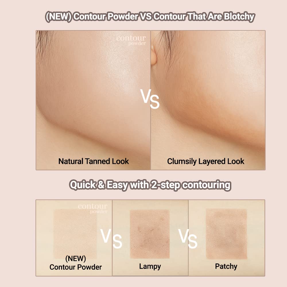 ETUDE Contour Powder - Re-illumination | Bronzer And Contour Palette To Effortlessly Define The Face Like A Selfie | Smooth, Velety Texture | Natural Look, brown, Korean Makeup, Perfect for Gift - Image 7