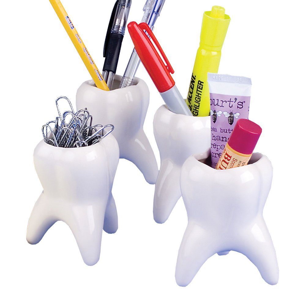 Practicon9099210 Mini Molar Vase, Pack of 4