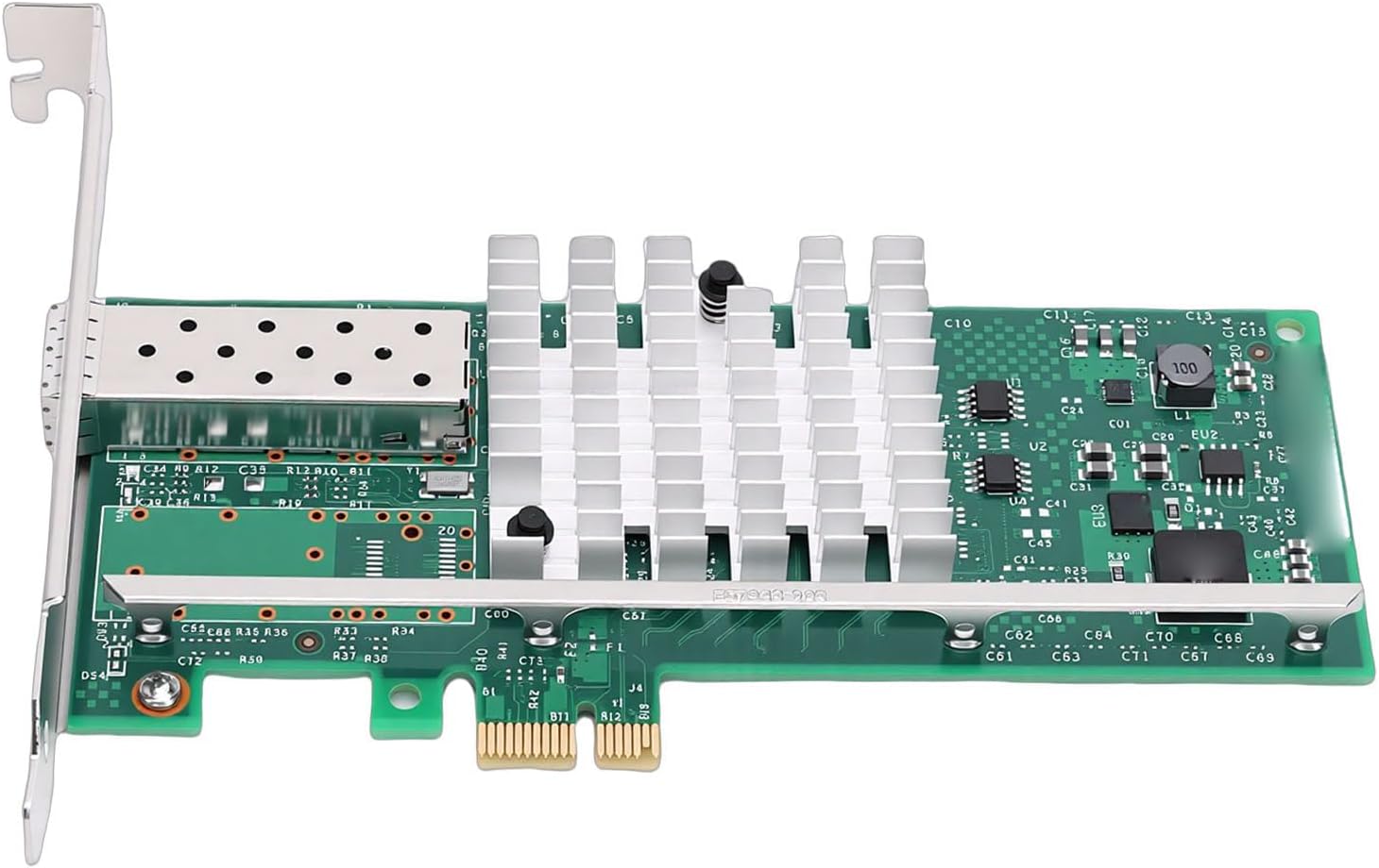 10GB PCIE X1 Network Card, SFP Fiber Ethernet Adapter with 82599EN Chip, Support for VMware Server