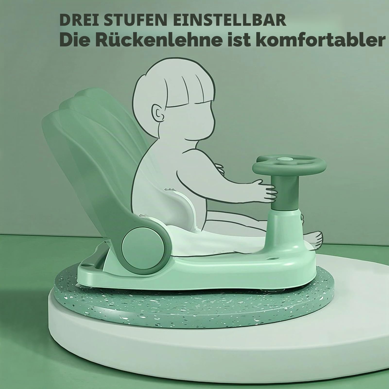 Badewannensitz Baby, Baby Badewanne,Rutschfest Badewannensitz mit Starke Saugnäpfe,Baby Bath Seat,4 Saugnäpfe, Ergonomisch, Rutschfeste Saugnäpfe,für 6 Monate und älter