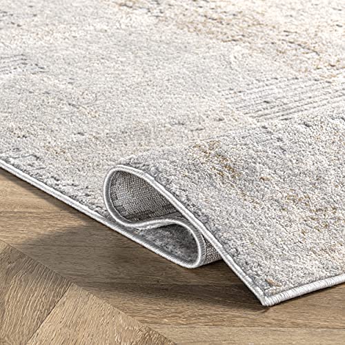 nuLOOM Alice Tapete Corredor Gris Claro/Ivory 2'6" x 6' miniatura 6