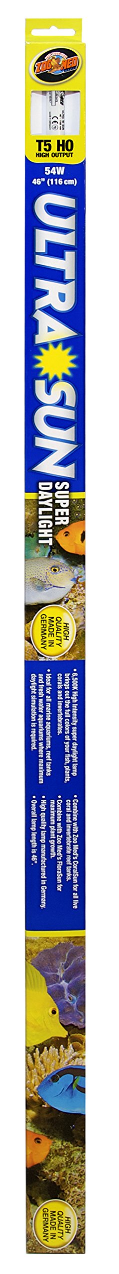 Zoo Med T-5 HO Ultra Sun Super Daylight Fluorescent Bulb, 54 Watts